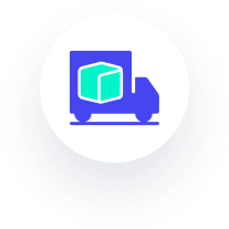 E-commerce logistics icon