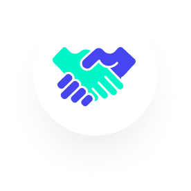 Hands shaking icon
